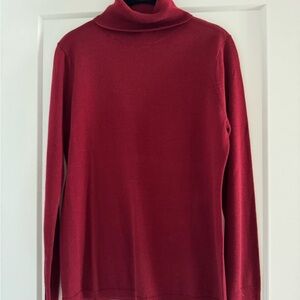 1901 Rich Red Turtleneck Sweater